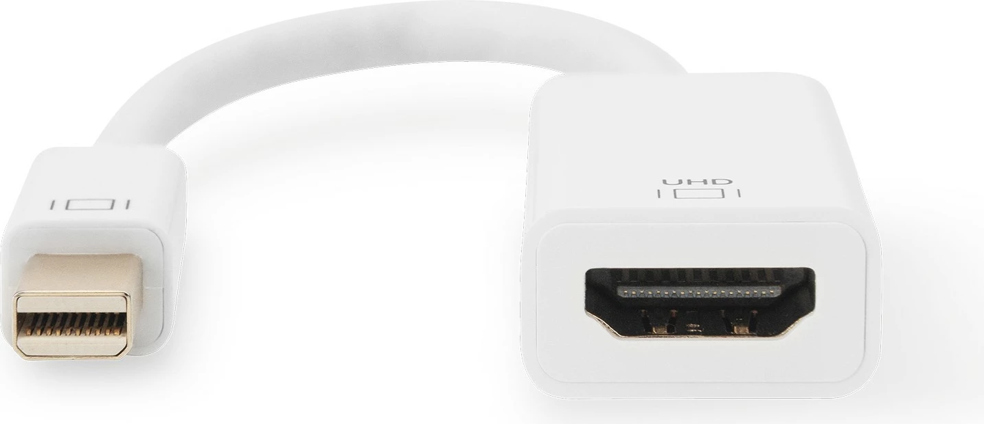 Adapter Mini DisplayPort në HDMI Digitus, 0.2m, 4K, i bardhë