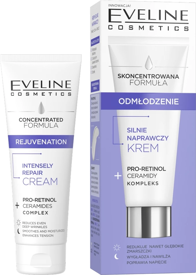 Krem për fytyrë për femra Eveline Cosmetics Concentrated Formula Strong Repair, 50ml