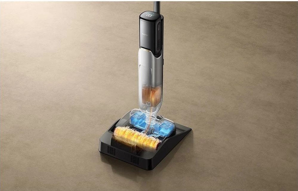 Fshesë me ujë dhe tharje Mova X4Pro, 512, 5000mAh, argjendtë