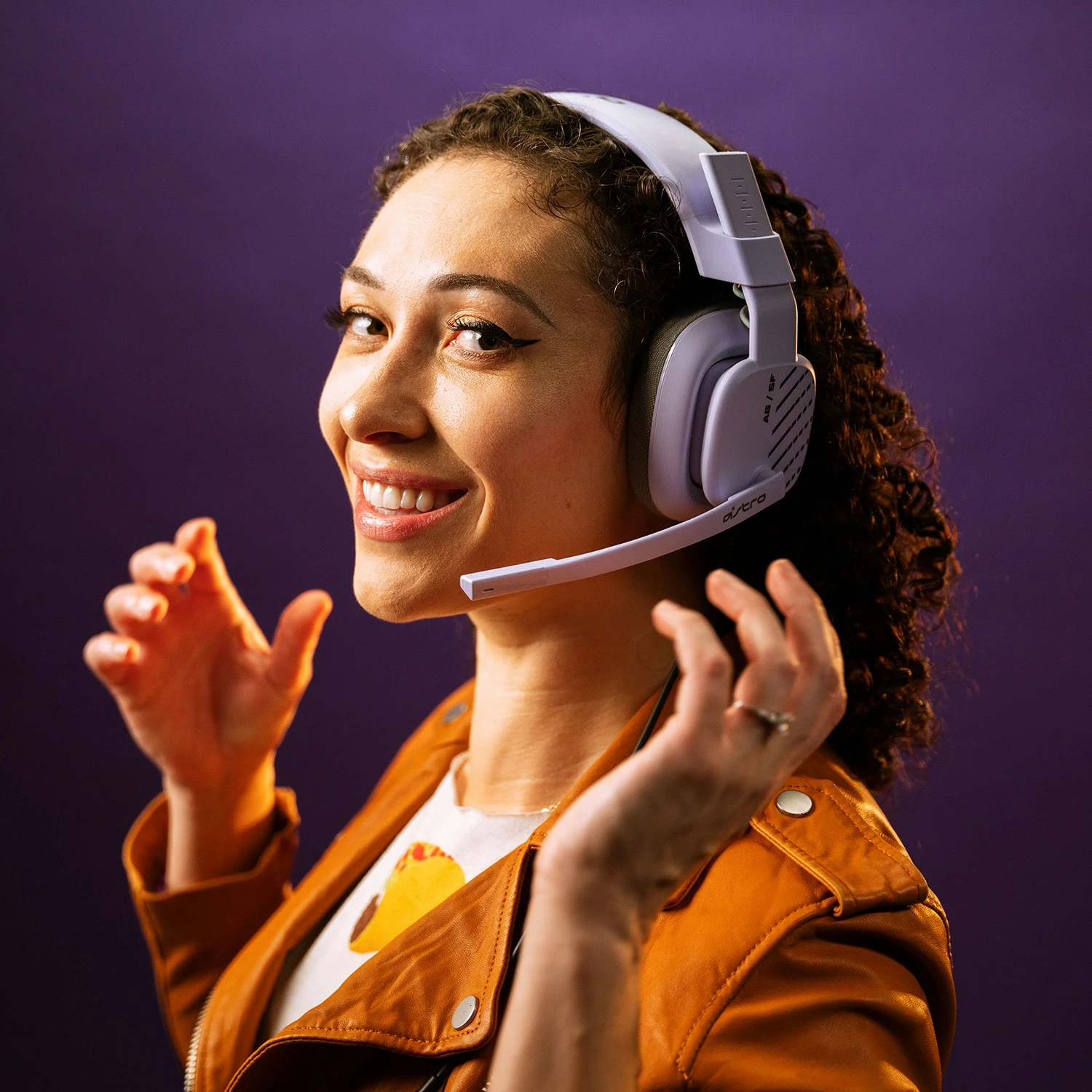 Kufje Logitech Astro Gaming A10 Gen 2, me kabllo, 3.5mm, lilac