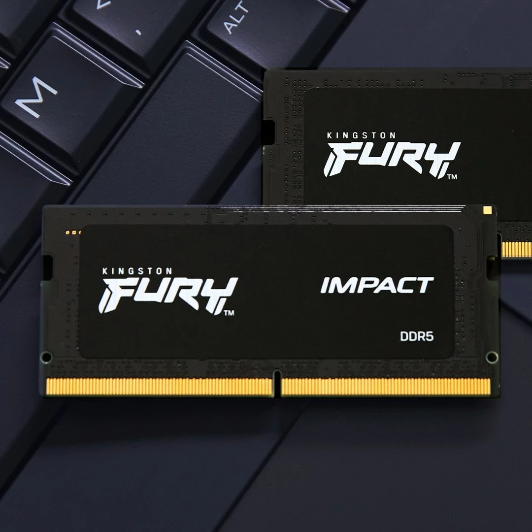 RAM Memorie Kingston Fury Impact, SODIMM, DDR5, 16 GB, 5600 MHz, CL40