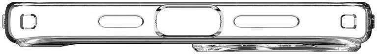 Mbështjellës Spigen Ultra Hybrid MagSafe për iPhone 15 Plus, Transparent/Gri (carbon)