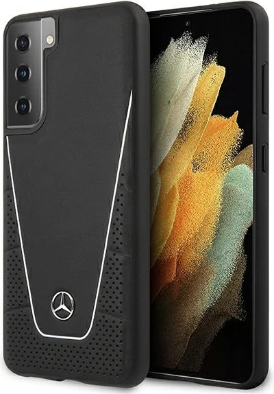 Mbështjellës Mercedes Dynamic Line për Samsung Galaxy S21, i zi
