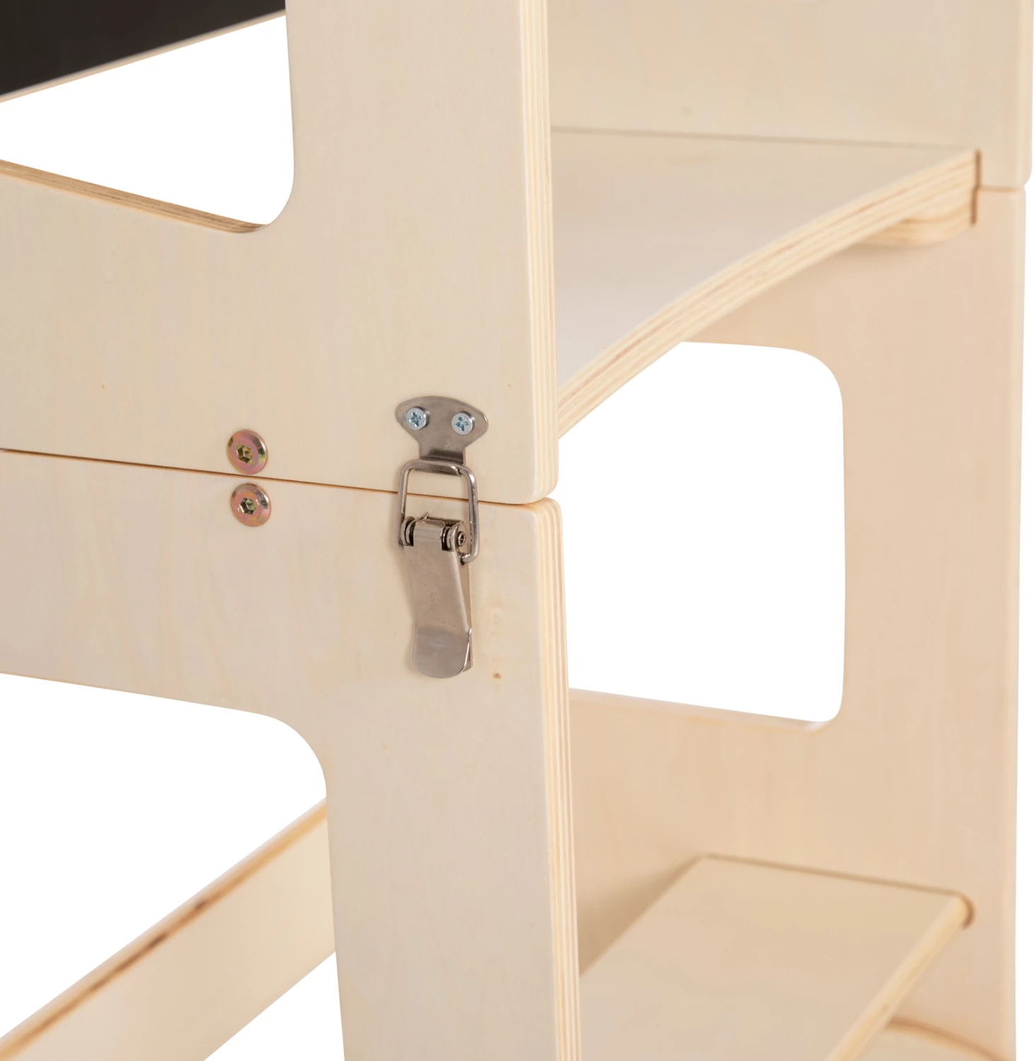 Kullë mësimi për fëmijë me tabelë, dru pishe natyral, RICKI FH18344.01, 43x32x84cm