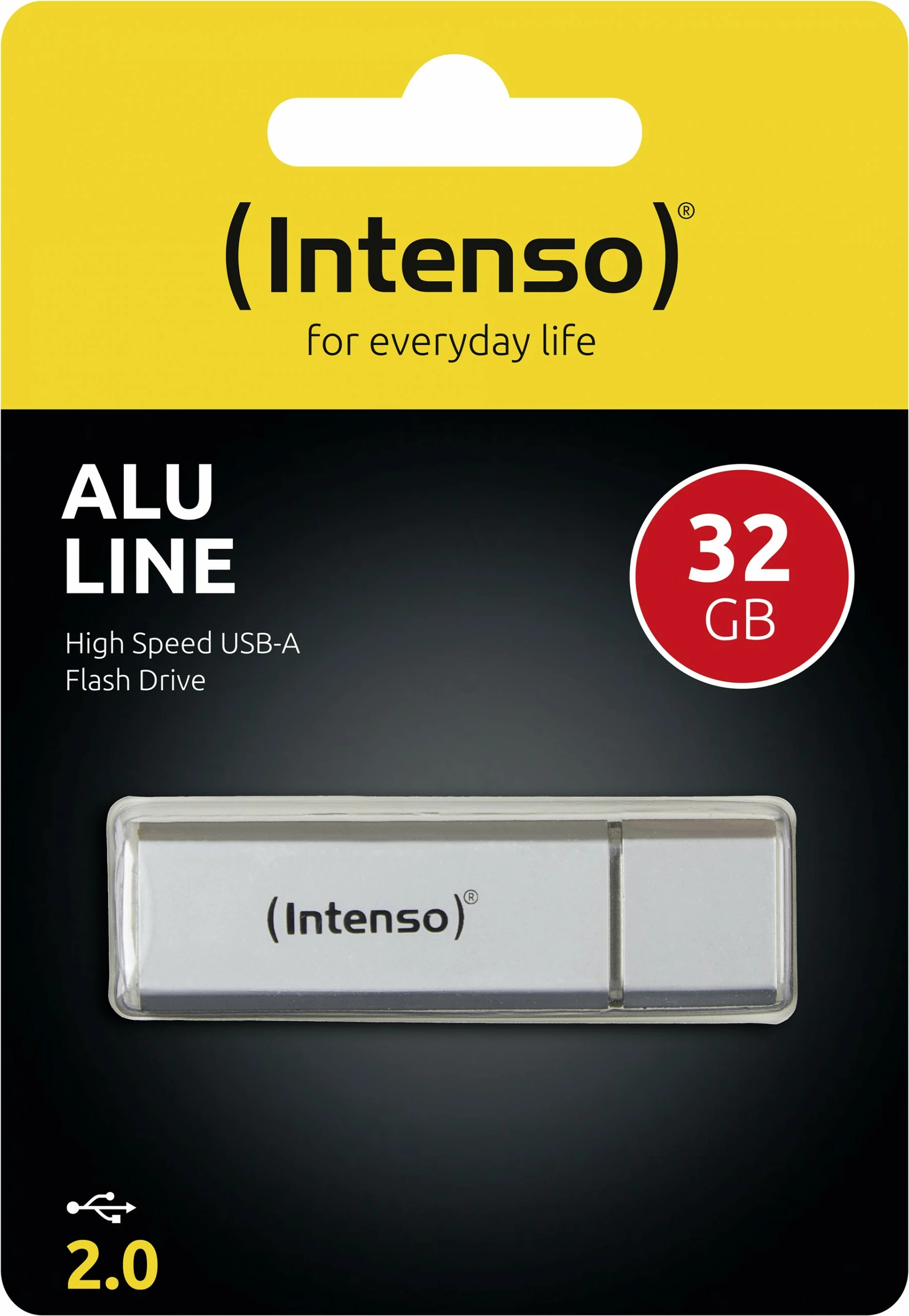USB Intenso Alu Line 32 GB, USB Type-A, Silver