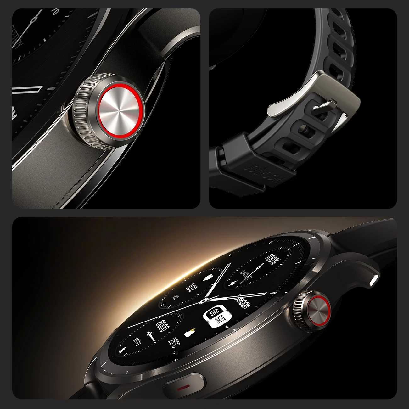 Smartwatch Joyroom JR-FV1 Venture Series, 1.43" AMOLED, 300 mAh, Bluetooth 5.3, i zi