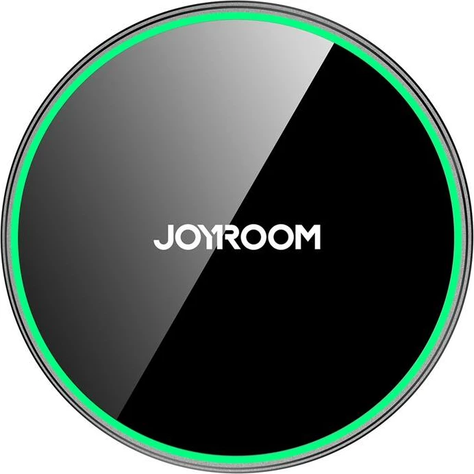 Mbështjellës magnetik me karikim wireless Joyroom JR-ZS412 për makinë, i zi