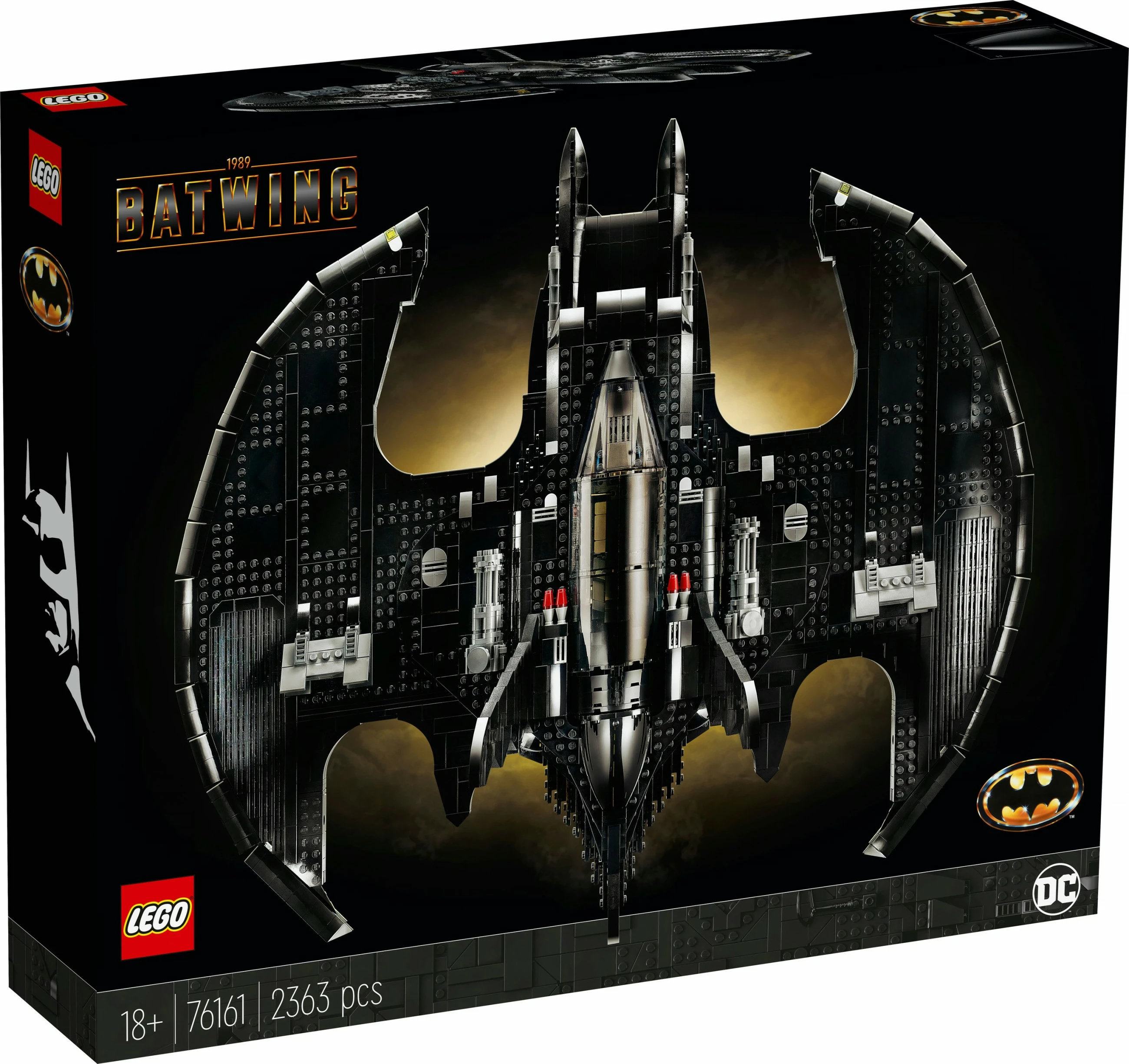 Set ndërtimi LEGO DC Comics Super Heroes 1989 Batwing, 2363 copë, plastikë, shumëngjyrësh