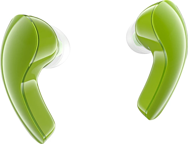 Kufje Acefast T9, wireless, Bluetooth 5.3, me ekran LED, IPX4, të gjelbra