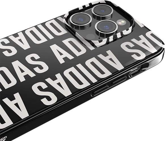 Mbështjellës Adidas OR Snap Case Logo për iPhone 14 Pro 6.1", zi