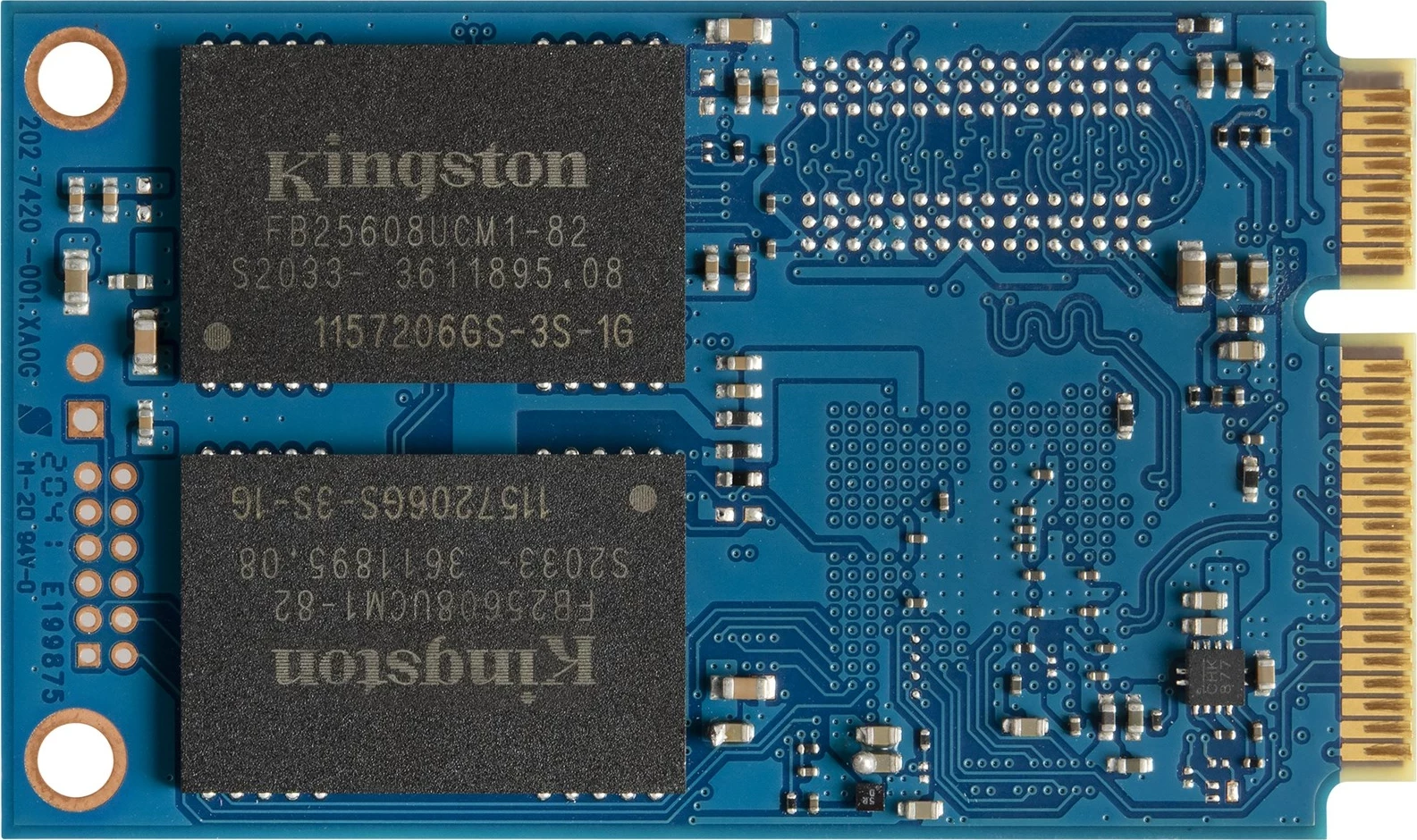 SSD Kingston Technology 256G KC600 SATA3 mSATA