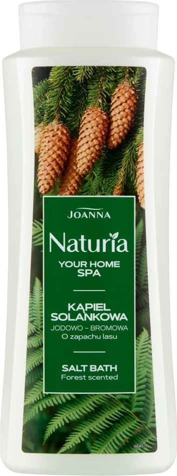 Kripë minerale për banjë Joanna Naturia Jodine-Bromine Forest Scent për femra, 500ml