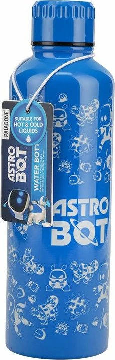 Shishe uji metalike Paladone Astro Bot 500 ml, e kaltër