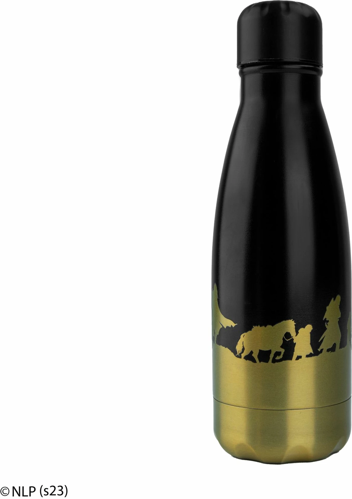 Bidon termik Cinereplicas LOTR Fellowship of the Ring 500 ml, inox, gold/zi
