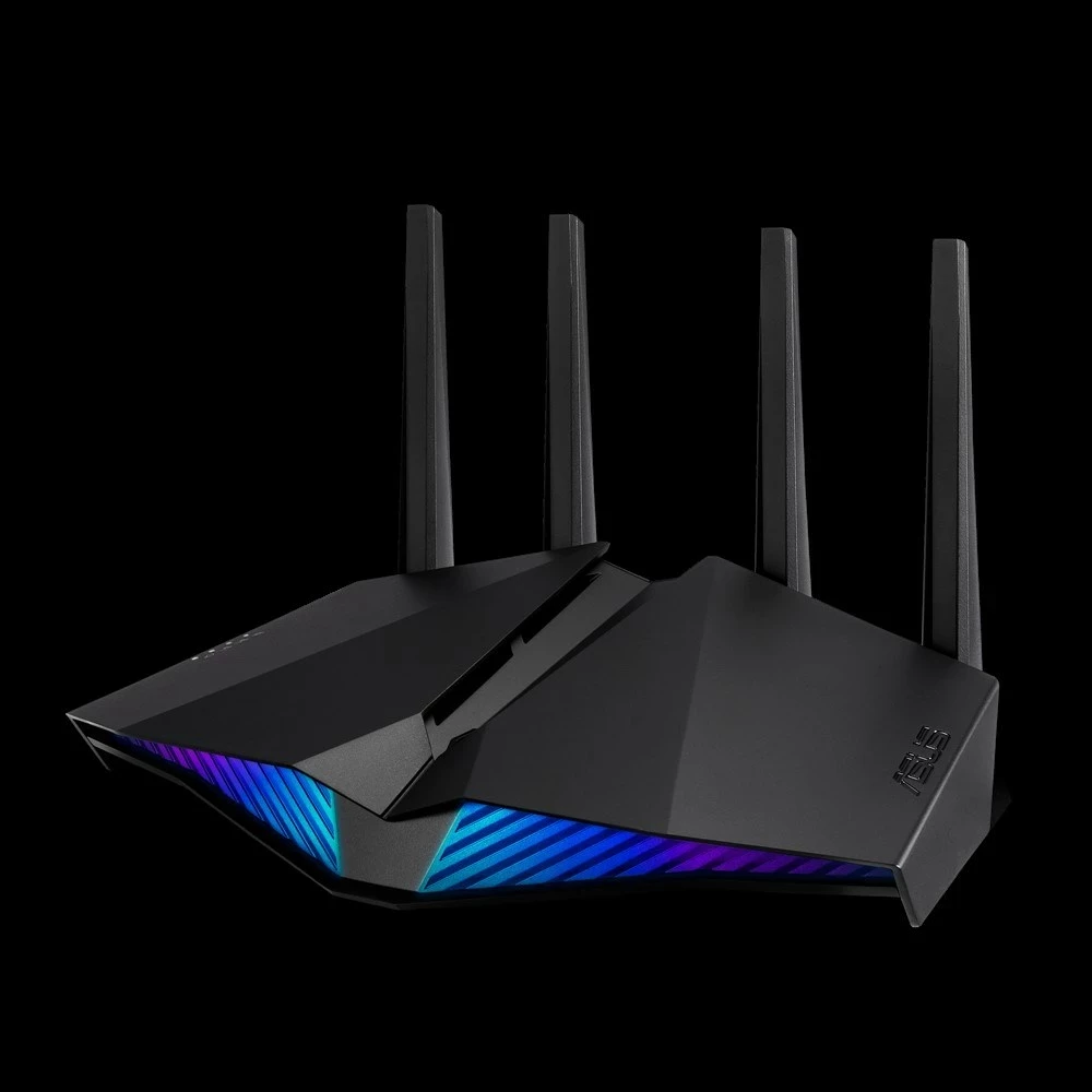 Router ASUS RT-AX82U, wireless, Gigabit Ethernet, Dual-band (2.4 GHz / 5 GHz), i zi