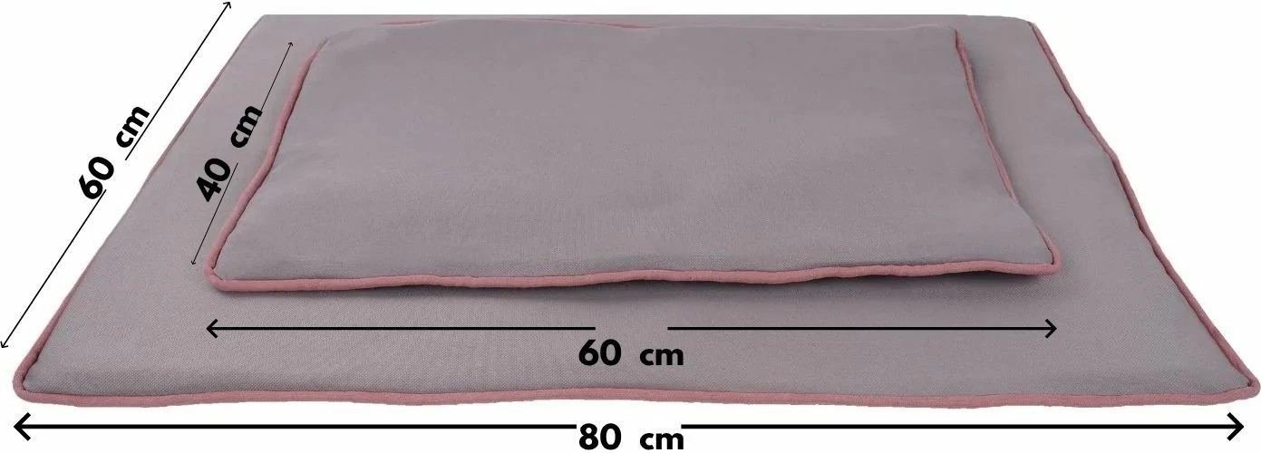 Shtrat për kafshë, Thermo Mat, 60x80, e verdhë