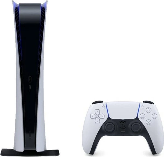 Konzolë lojërash Sony PlayStation 5 Digital, 825 GB SSD, Bardhë, Zezë