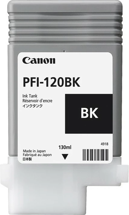 Toner Canon PFI-120BK, 130 ml, Ngjyrë e zezë