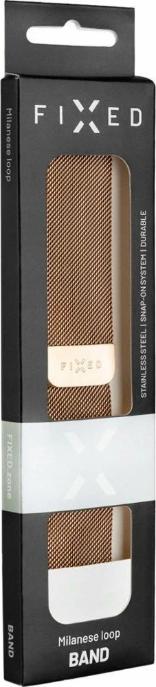 Rrip Smartwatch Fixed Mesh FIXMEST-436-BK për Apple Watch 41/40/38mm, stainless steel, mbyllje magnetike, rose gold