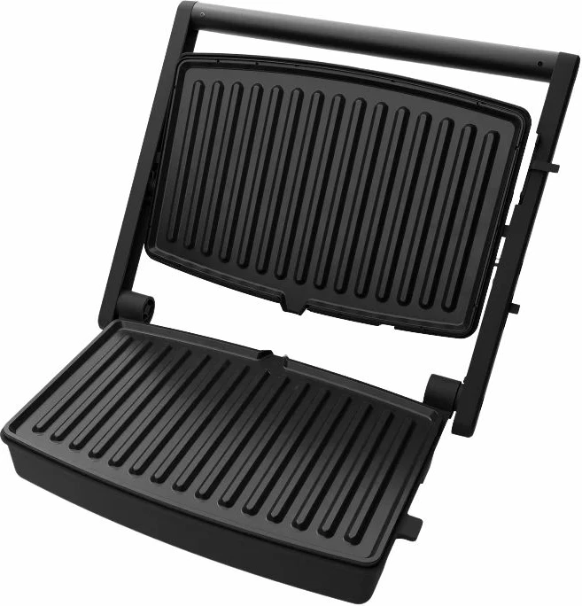 Gril elektrik tavoline AIWA KAMADO ASM-1500G 1500W, 27x18 cm, hapje 180°, i zi/argjendtë