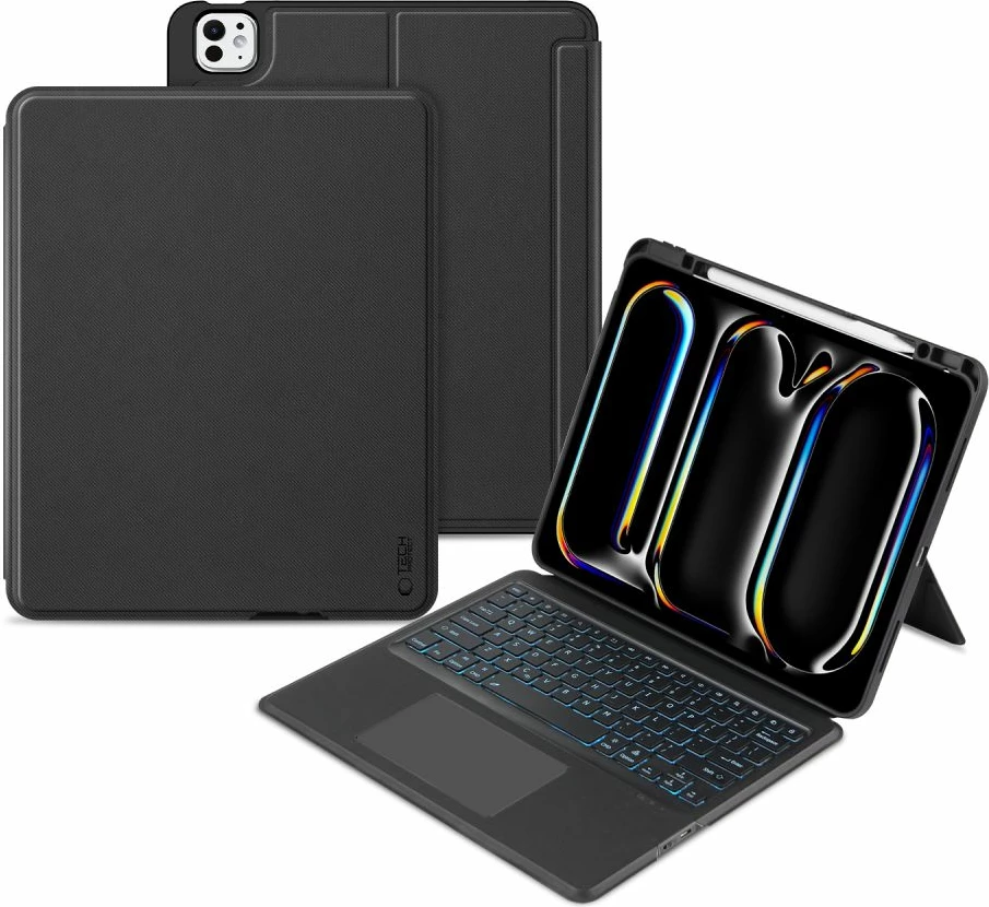 Mbështjellës Tech-Protect SC Mag Pen me tastierë Bluetooth për iPad Pro 13" (2024), i zi