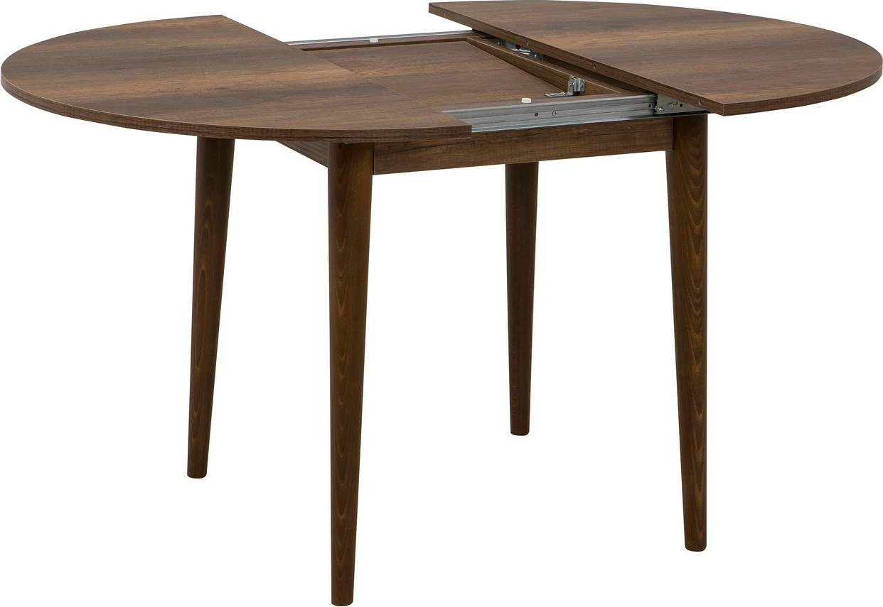 Tavolinë me karrige, zgjatshme, 5 copë, Skye Decor Vina 0701, ngjyrë arre, gri