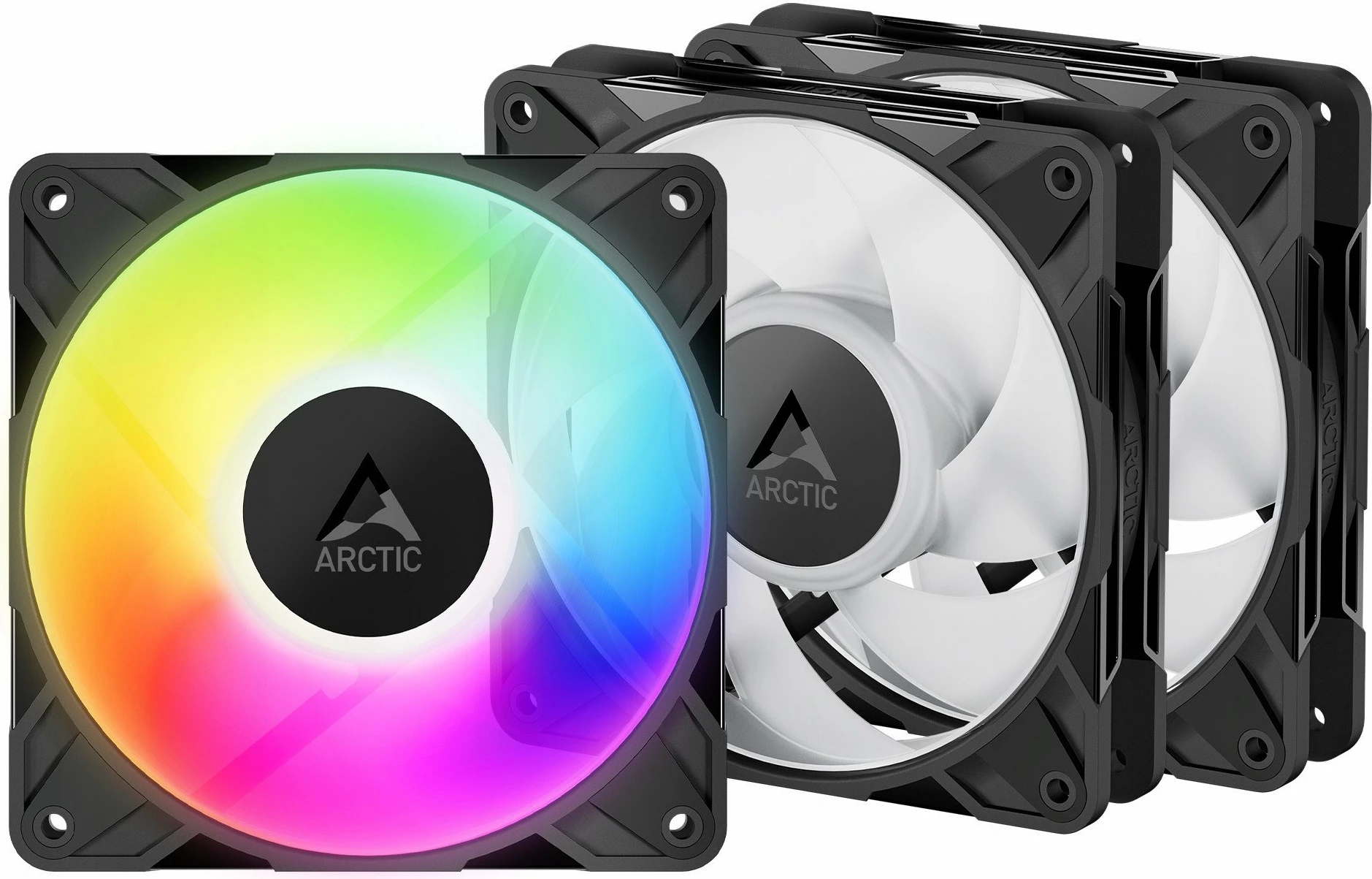 Ventilator për kasë PC Arctic P14 Pro A-RGB 140mm PWM, set 3 copë, i zi