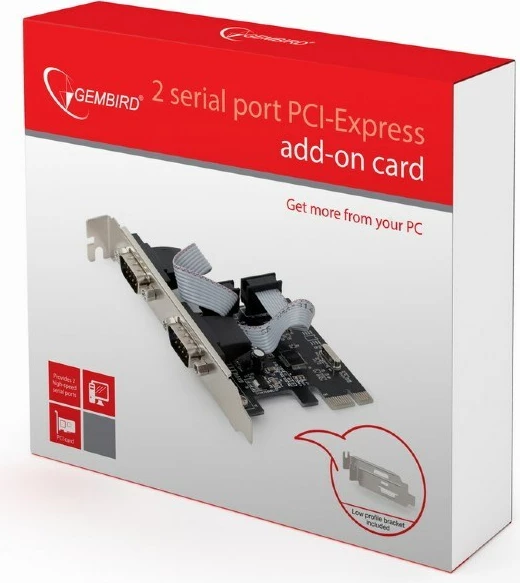 Kartë rrjeti Gembird SPC-22 interface cards, e zezë