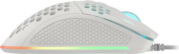 Maus gaming Genesis Krypton 555, 8000 DPI, RGB, i bardhë