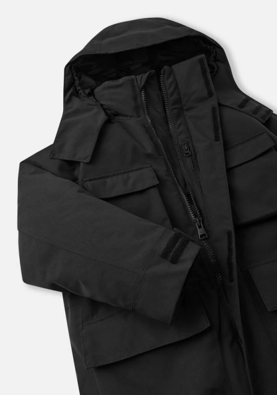 Jakne dimri Reima për fëmijë, e zezë