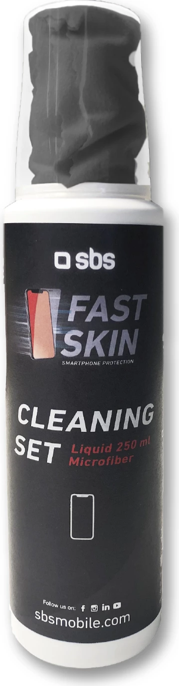 Set pastrimi SBS Fast Skin, 250 ml me leckë mikrofibre