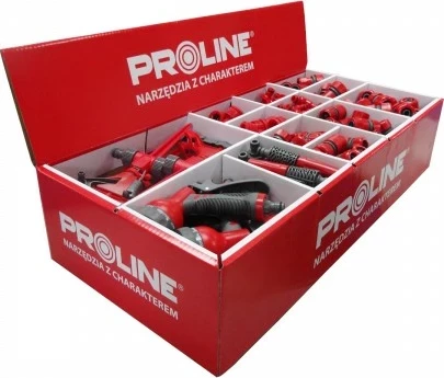 Set lidhës për zorrë kopshti PROLINE 99800, 313 copë, në kuti, e kuqe