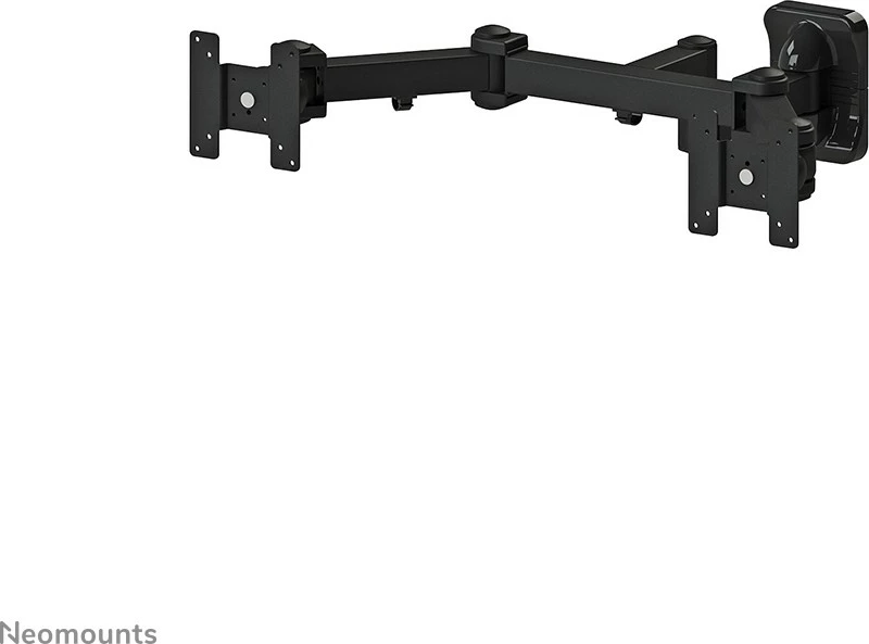 Mbajtës muri për dy monitorë Newstar FPMA-W960D, deri 27 inç, rrotullues, i zi