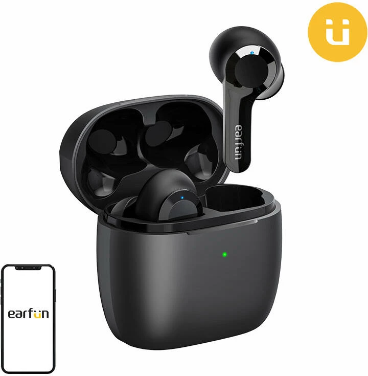 Kufje TWS EarFun Air, TW200B, Bluetooth 5.0, IPX7, të zeza