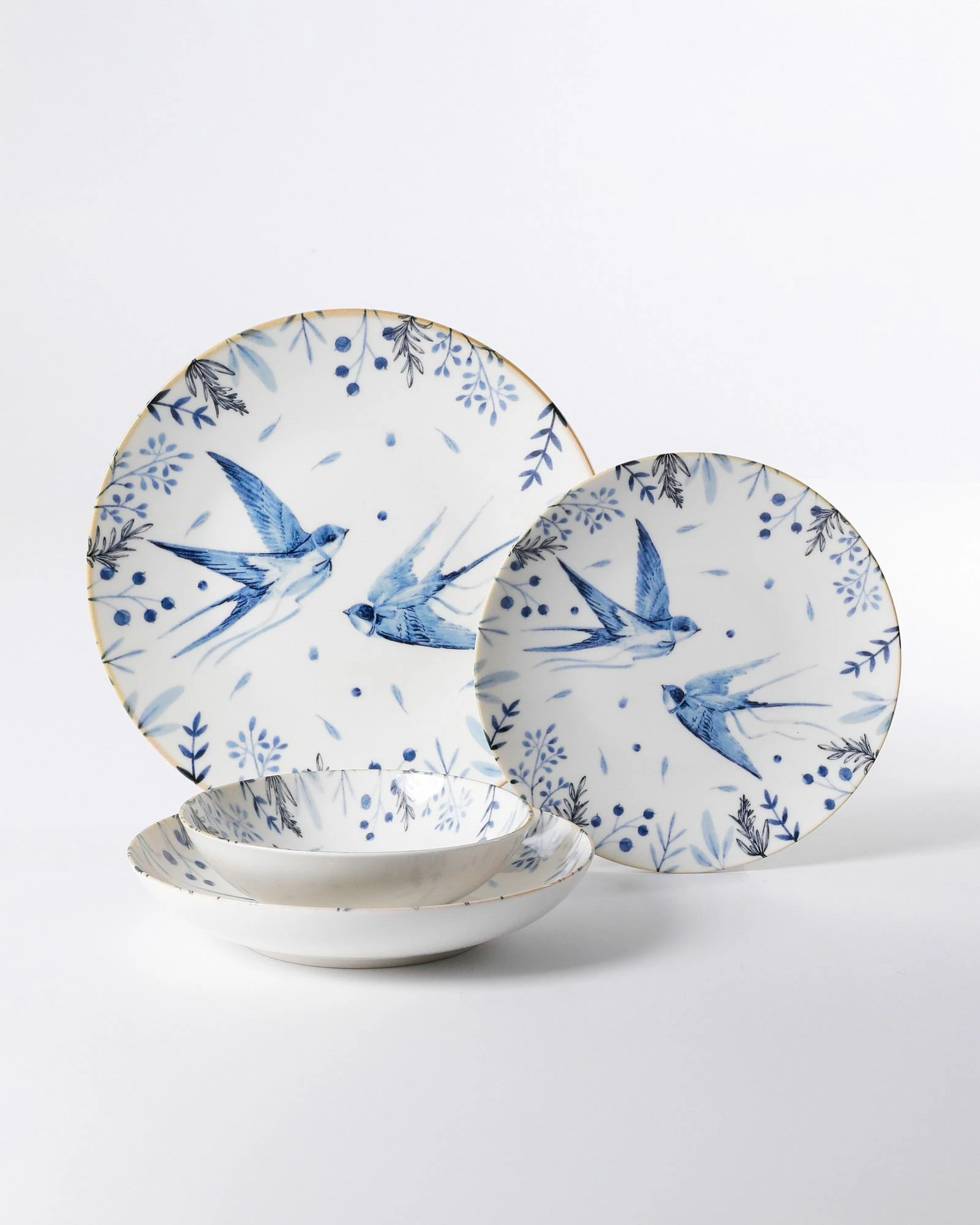 Set enësh për drekë, porcelan, 24 copë, Hermia, GBSATN24KY4E4072