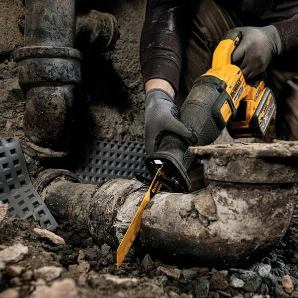 Sharrë reciproke DeWALT Flexvolt 54V, brushless, me bateri, e verdhë