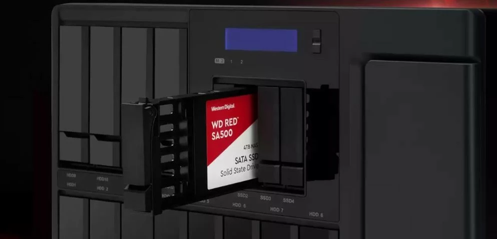 SSD Western Digital WD Red SA500, 2TB, M.2 2280, i kuq