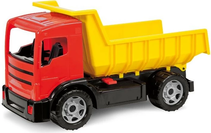 Kamion lodër Lena Giga Trucks 02160, plastikë, 61 cm, e kuqe/e verdhë/e zezë
