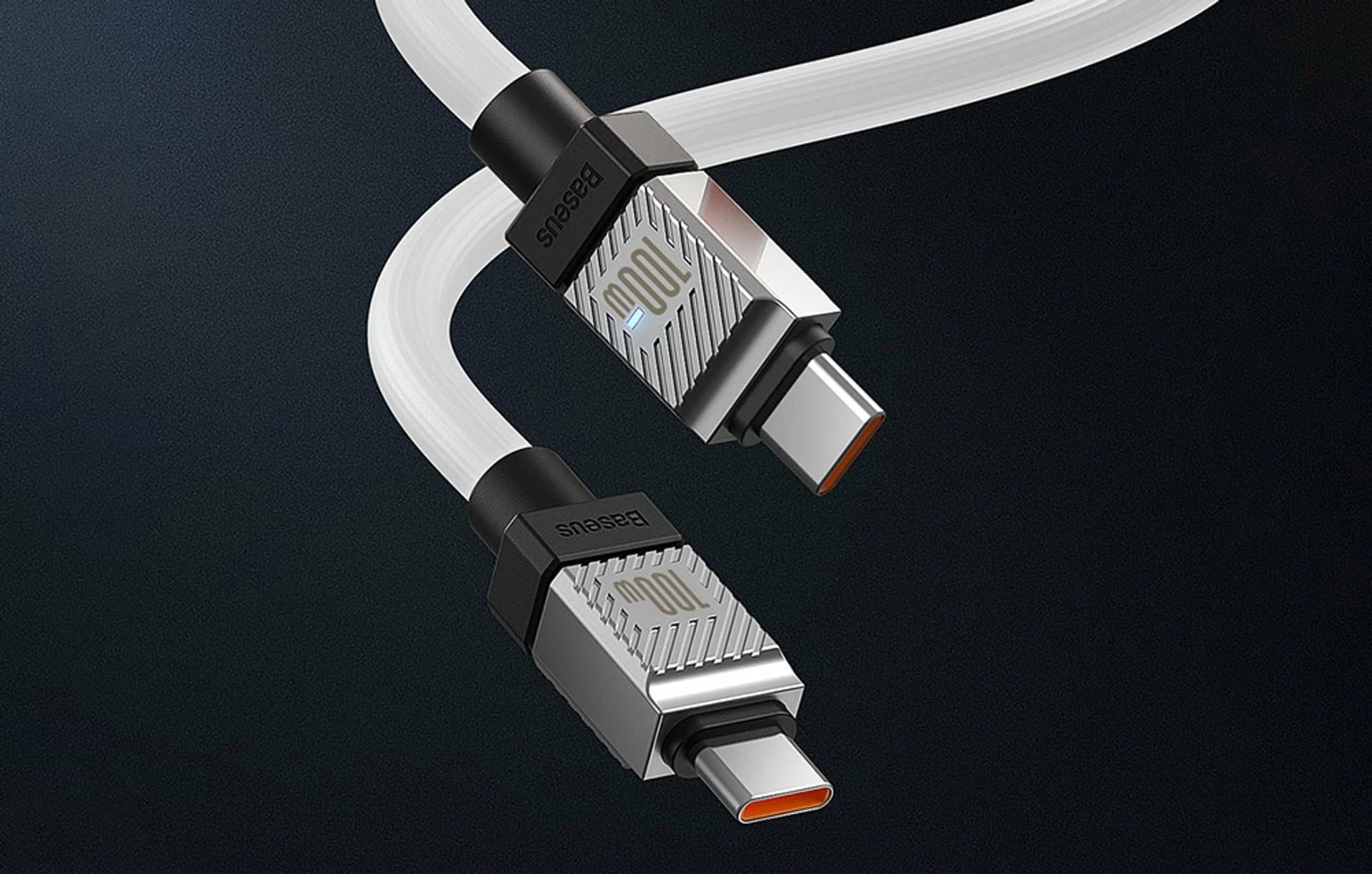 Kabl USB-C Baseus CAKW000302 USB-C në USB-C 2 m 100 W 480 Mbps i zi
