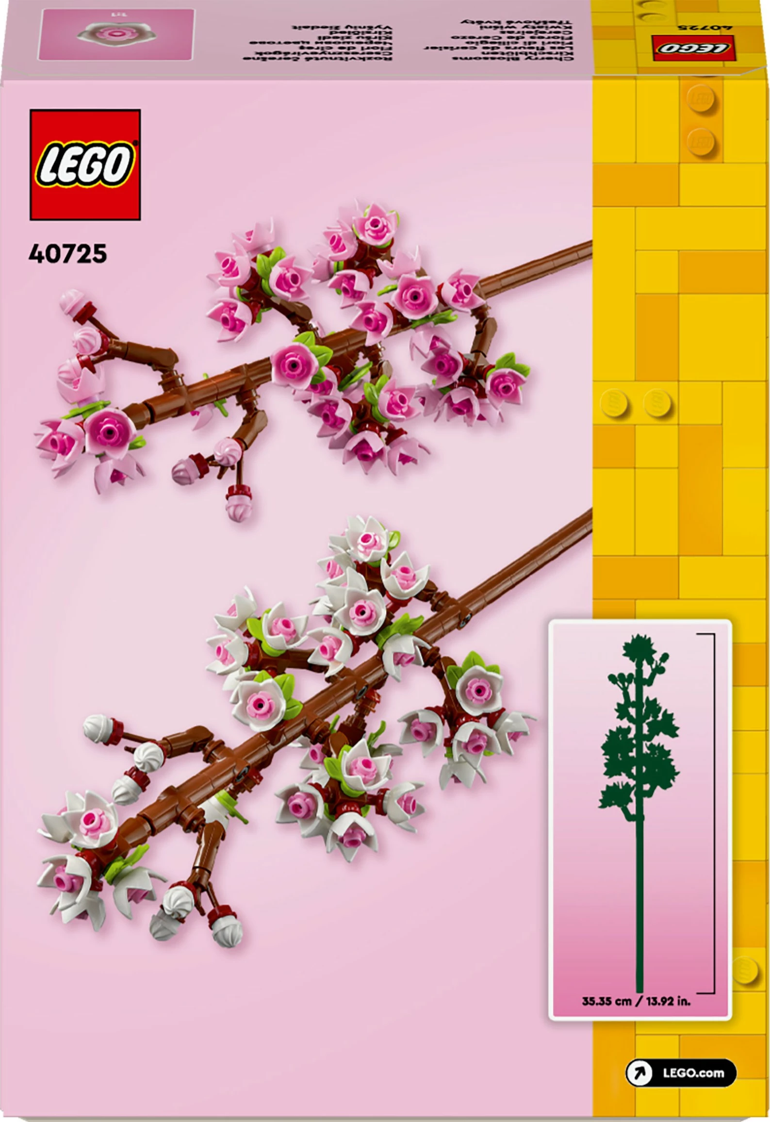 Set ndërtimi LEGO Cherry Blossoms 40725, 430 pjesë, multikolor
