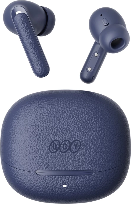 Kufje TWS QCY Buds HT15 me ANC, Bluetooth 5.4, mikrofon, USB-C, blu