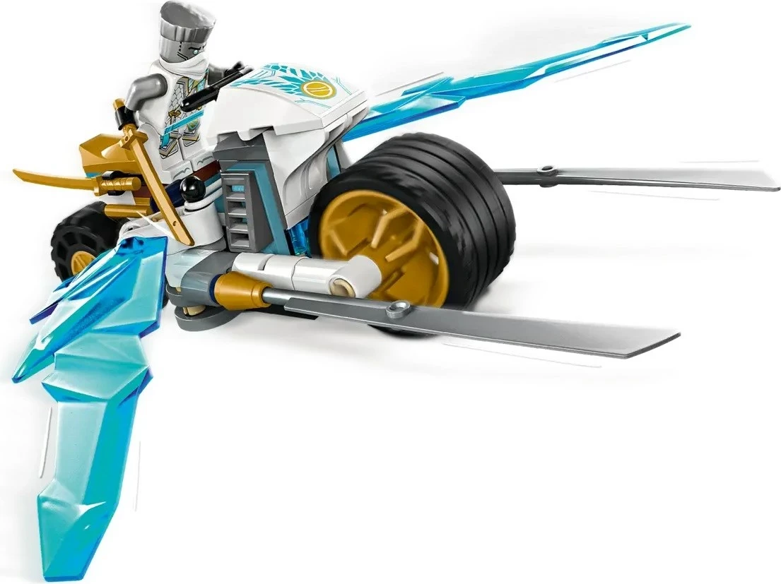 Set LEGO NINJAGO Zane's Ice Motorcycle 71816, 84 pjesë, me minifigurë