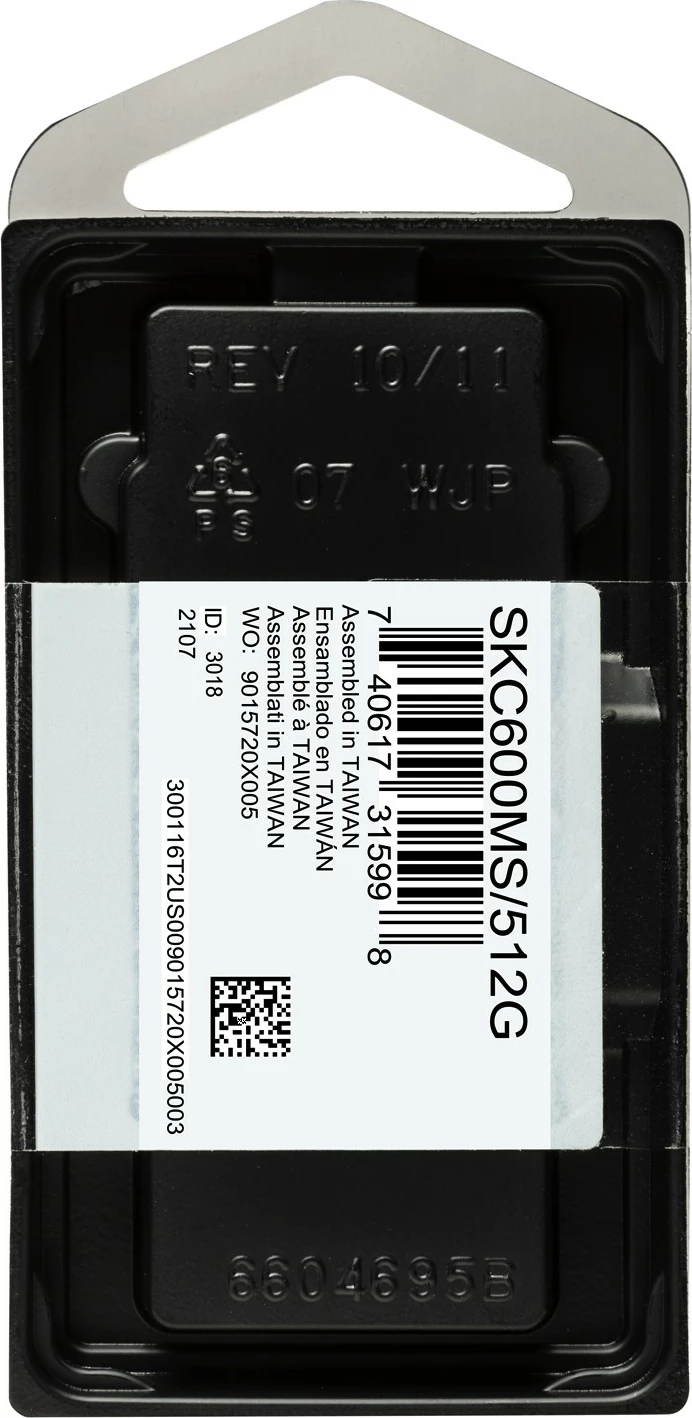 SSD Kingston KC600 512GB mSATA 1.8"