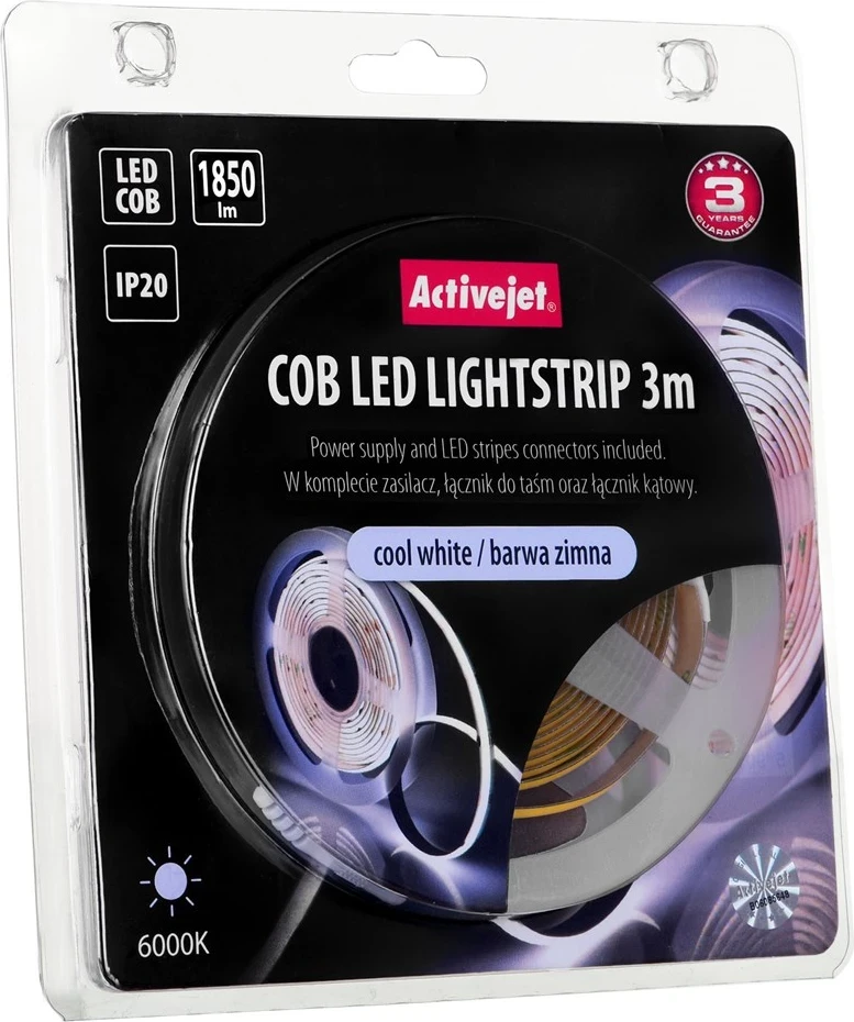 Drita universale Activejet AJE-COB, 3m 