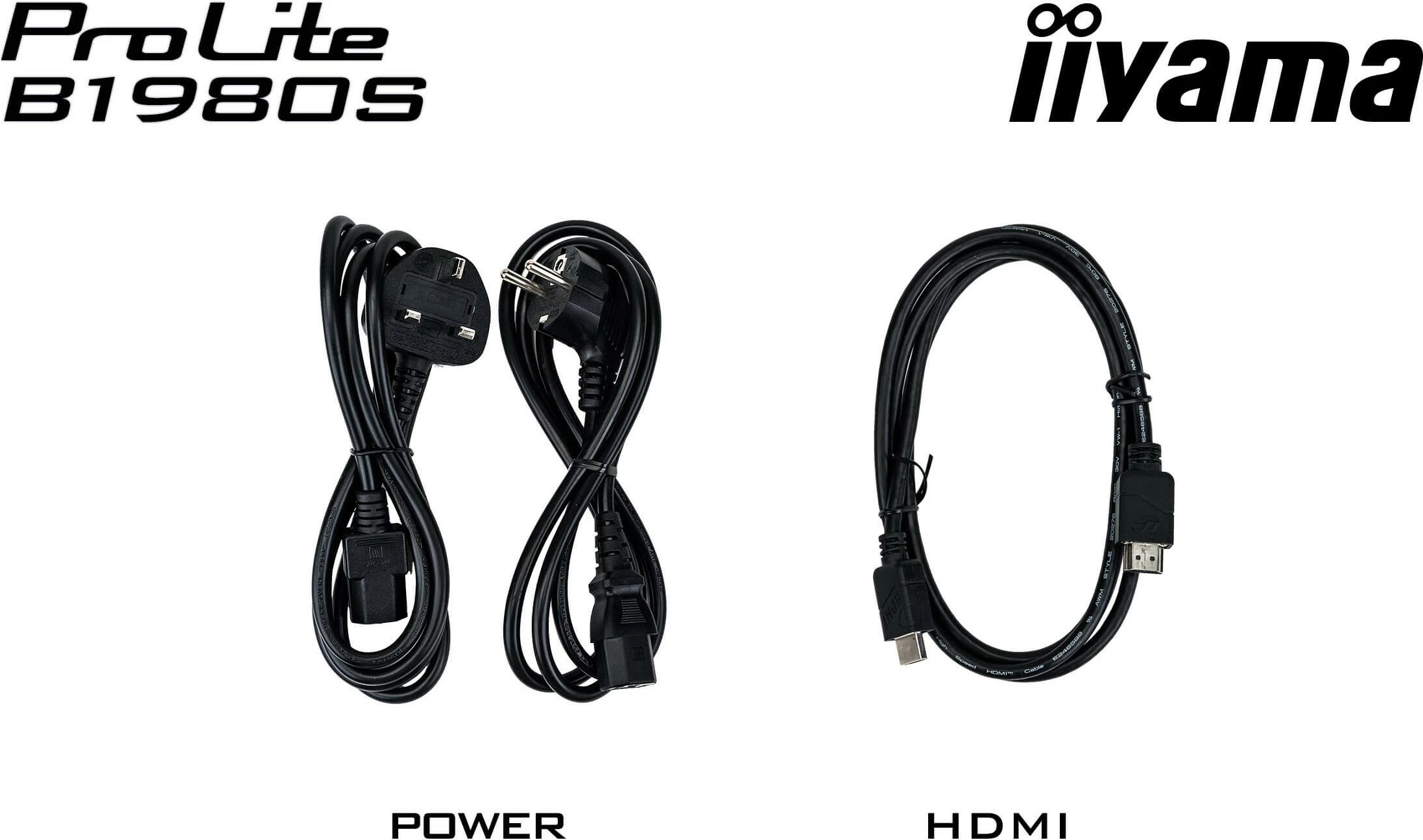 Monitor iiyama ProLite B1980S-B1, 19 inç, LED, 1280x1024, HDMI+DP, zi