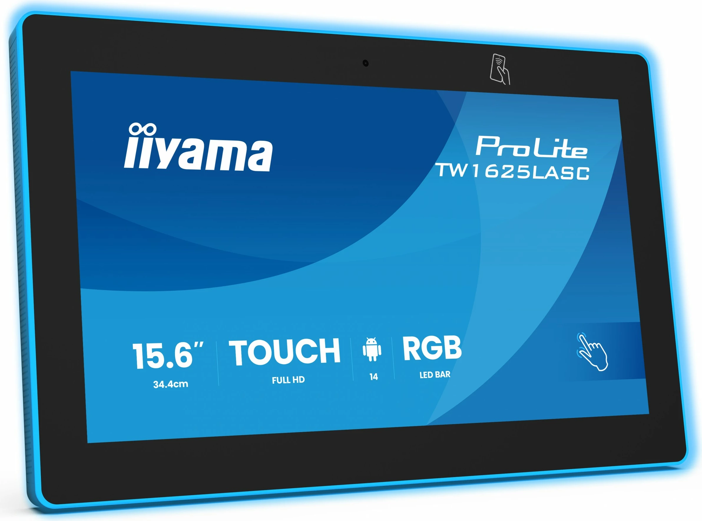 Monitor iiyama ProLite TW1625LASC-B3PNR 15.6 inç Touch IPS RGB