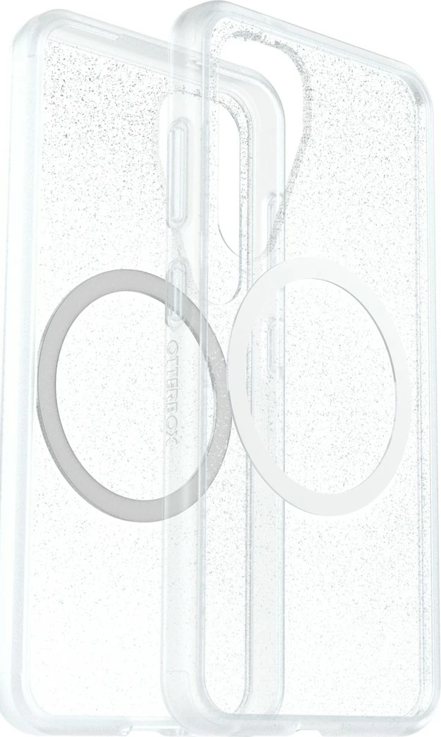 Mbështjellës Samsung Otterbox React për Galaxy S25, Magnetik, i hollë, i zi, transparent