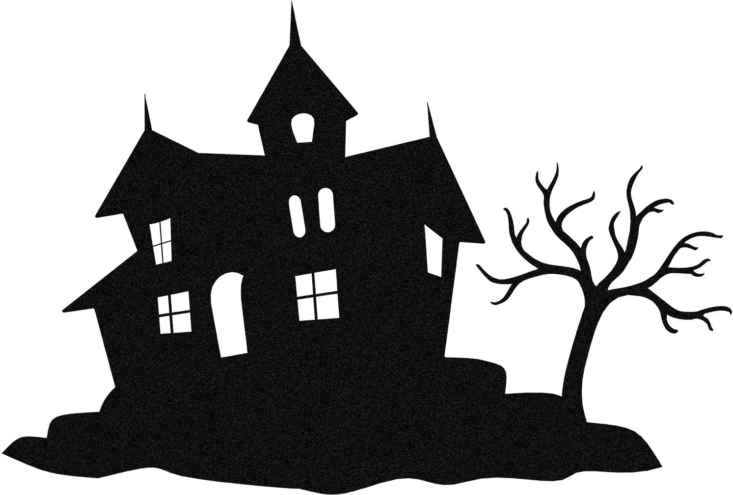 Aksesor dekorativ metalik për mur, Halloween, Wallity, 70x47cm