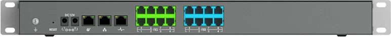 IP PBX Grandstream UCM6308, 3000 usera, Gigabit Ethernet, 8 FXO, 8 RJ-11, LCD display, zi