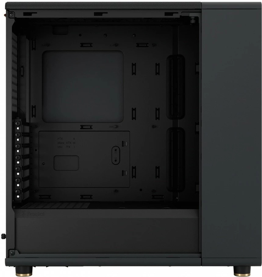 Kasë Fractal Design North Charcoal Black TG Light, ATX, xham i temperuar, e zezë